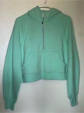 NWOT Lululemon Scuba Oversized Half-Zip Hoodie in Wild Mint XS/S